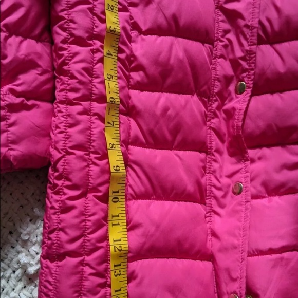 Old Navy Girls XL Pink Puffed Coat - Picture 7 of 11